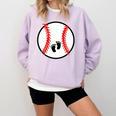 Pregnant Baseball Mom Pregnancy Announcement Baby Feet Belly Comfort Colors Sweatshirt Crimson Pregnant Baseball Mom Pregnancy Announcement Baby Feet Belly Comfort Colors Sweatshirt Crimson