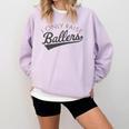 I Only Raise Ballers Baseball Mom & Parent Sports Premium Comfort Colors Sweatshirt Crimson