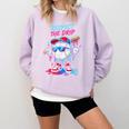 Respect The Drip Baseball Bat Sunglasses Mascot Comfort Colors Sweatshirt Crimson Respect The Drip Baseball Bat Sunglasses Mascot Comfort Colors Sweatshirt Crimson