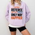 Retired Basketball Referee For Baseball Refs Comfort Colors Sweatshirt Crimson Retired Basketball Referee For Baseball Refs Comfort Colors Sweatshirt Crimson