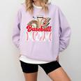 Retro Coffee Baseball Mama Mother's Day Baseball Mom Premium Comfort Colors Sweatshirt Crimson Retro Coffee Baseball Mama Mother's Day Baseball Mom Premium Comfort Colors Sweatshirt Crimson