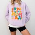 Retro Groovy In My Baseball Mom Era Happy Women Premium Comfort Colors Sweatshirt Crimson Retro Groovy In My Baseball Mom Era Happy Women Premium Comfort Colors Sweatshirt Crimson