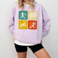 Retro Style Baseball Lover Playing Men Women Kids Baseball Comfort Colors Sweatshirt Crimson Retro Style Baseball Lover Playing Men Women Kids Baseball Comfort Colors Sweatshirt Crimson