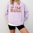 Retro Tball Mama Art Baseball Mom Softball Comfort Colors Sweatshirt Crimson