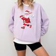 Santa Baseball Christmas Pajamas Xmas Men Kids Boys Comfort Colors Sweatshirt Crimson