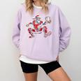 Santa Playing Baseball Catcher Merry Christmas Sport Player Comfort Colors Sweatshirt Crimson Santa Playing Baseball Catcher Merry Christmas Sport Player Comfort Colors Sweatshirt Crimson