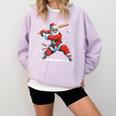 Santa Playing Baseball Christmas Candy Cane Fun Xmas Holiday Comfort Colors Sweatshirt Crimson Santa Playing Baseball Christmas Candy Cane Fun Xmas Holiday Comfort Colors Sweatshirt Crimson
