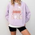 Senior Mom Class Of 2026 Graduate Baseball 2026 Graduation Comfort Colors Sweatshirt Crimson Senior Mom Class Of 2026 Graduate Baseball 2026 Graduation Comfort Colors Sweatshirt Crimson