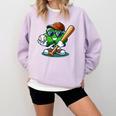 Shamrock Baseball St Patrick's Day Kids Boys Toddlers Premium Tri-Blend Comfort Colors Sweatshirt Crimson Shamrock Baseball St Patrick's Day Kids Boys Toddlers Premium Tri-Blend Comfort Colors Sweatshirt Crimson