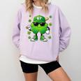 Shamrocks Playing Baseball St Patricks Day 6 7 Meme Men Boys Comfort Colors Sweatshirt Crimson Shamrocks Playing Baseball St Patricks Day 6 7 Meme Men Boys Comfort Colors Sweatshirt Crimson