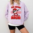 Six Seven 67 Bruh Baseball Valentine’s Day Teens Boys Kids Comfort Colors Sweatshirt Crimson Six Seven 67 Bruh Baseball Valentine’s Day Teens Boys Kids Comfort Colors Sweatshirt Crimson