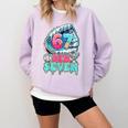 Six Seven 67 Ice Cream Drip Baseball For Boy Kids Youth Comfort Colors Sweatshirt Crimson