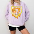 Six Seven 67 Meme Gen Alpha Slang Baseball 101 Comfort Colors Sweatshirt Crimson Six Seven 67 Meme Gen Alpha Slang Baseball 101 Comfort Colors Sweatshirt Crimson