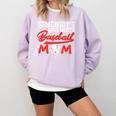 Somebody's Loud Mouth Baseball Mom Mama Premium Comfort Colors Sweatshirt Crimson Somebody's Loud Mouth Baseball Mom Mama Premium Comfort Colors Sweatshirt Crimson