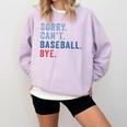 Sorry Can't Baseball Bye Baseball Mom Men Women Kids Premium Comfort Colors Sweatshirt Crimson Sorry Can't Baseball Bye Baseball Mom Men Women Kids Premium Comfort Colors Sweatshirt Crimson
