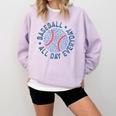 Spring 2024 Season Cute Baseball Mom All Day Everyday Comfort Colors Sweatshirt Crimson Spring 2024 Season Cute Baseball Mom All Day Everyday Comfort Colors Sweatshirt Crimson