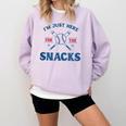 Spring 2024 Season Cute Baseball Mom Here For The Snacks Comfort Colors Sweatshirt Crimson Spring 2024 Season Cute Baseball Mom Here For The Snacks Comfort Colors Sweatshirt Crimson
