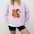 Squirell Baseball Catcher Player Joke Tee Protect Your Nuts Comfort Colors Sweatshirt Crimson Squirell Baseball Catcher Player Joke Tee Protect Your Nuts Comfort Colors Sweatshirt Crimson