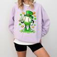 St Patrick Day Baseball Drip Ice Cream Baseball Comfort Colors Sweatshirt Crimson St Patrick Day Baseball Drip Ice Cream Baseball Comfort Colors Sweatshirt Crimson