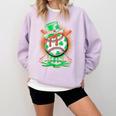 St Patrick Day Baseball Drip Ice Cream Kids Boys Men Comfort Colors Sweatshirt Crimson St Patrick Day Baseball Drip Ice Cream Kids Boys Men Comfort Colors Sweatshirt Crimson