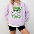 St Patrick Day Baseball Drip Ice Cream Baseball Player Men Comfort Colors Sweatshirt Crimson St Patrick Day Baseball Drip Ice Cream Baseball Player Men Comfort Colors Sweatshirt Crimson