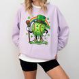 St Patricks Day Baseball Leprechaun Rainbow Green Baseball Comfort Colors Sweatshirt Crimson St Patricks Day Baseball Leprechaun Rainbow Green Baseball Comfort Colors Sweatshirt Crimson