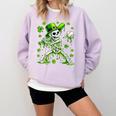 St Patricks Day Baseball Skeleton Irish Leprechaun Hat Boys Comfort Colors Sweatshirt Crimson St Patricks Day Baseball Skeleton Irish Leprechaun Hat Boys Comfort Colors Sweatshirt Crimson