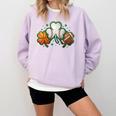 St Patricks Day Shamrock Sports Baseball Basketball Football Comfort Colors Sweatshirt Crimson St Patricks Day Shamrock Sports Baseball Basketball Football Comfort Colors Sweatshirt Crimson