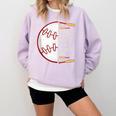 It Takes a Lot Of Balls To Be a Baseball Mom Comfort Colors Sweatshirt Crimson