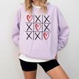 Tic Tac Toe Love Hearts Romantic Valentine Raglan Baseball Tee Comfort Colors Sweatshirt Crimson Tic Tac Toe Love Hearts Romantic Valentine Raglan Baseball Tee Comfort Colors Sweatshirt Crimson