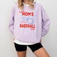 Tired Baseball Mom Club Baseball Mama Mother's Day Comfort Colors Sweatshirt Crimson Tired Baseball Mom Club Baseball Mama Mother's Day Comfort Colors Sweatshirt Crimson