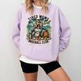 Tired Mom's Baseball Club Surviving On Snacks And Home Runs Comfort Colors Sweatshirt Crimson Tired Mom's Baseball Club Surviving On Snacks And Home Runs Comfort Colors Sweatshirt Crimson