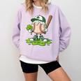 Toddler Baseball Drip Ice Cream Boys Kids St Patricks Day Comfort Colors Sweatshirt Crimson Toddler Baseball Drip Ice Cream Boys Kids St Patricks Day Comfort Colors Sweatshirt Crimson