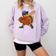 Turkey Baseball Thanksgiving Sports Humor Men Boy Kids Comfort Colors Sweatshirt Crimson Turkey Baseball Thanksgiving Sports Humor Men Boy Kids Comfort Colors Sweatshirt Crimson