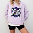 Ultimate Ballers Baseball Comfort Colors Sweatshirt Crimson Ultimate Ballers Baseball Comfort Colors Sweatshirt Crimson