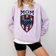 USA Mum Mother's Day Baseball Mom Comfort Colors Sweatshirt Crimson USA Mum Mother's Day Baseball Mom Comfort Colors Sweatshirt Crimson