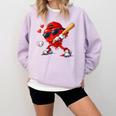 Valentine Baseball Heart Sports Love Valentines Day Boys Comfort Colors Sweatshirt Crimson Valentine Baseball Heart Sports Love Valentines Day Boys Comfort Colors Sweatshirt Crimson