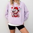 Valentines Baseball Toddler Boys Kids Dabbing Baseball Drip Comfort Colors Sweatshirt Crimson Valentines Baseball Toddler Boys Kids Dabbing Baseball Drip Comfort Colors Sweatshirt Crimson