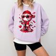 Valentines Day Baseball Drip Ice Cream For Boys Kids Teens Comfort Colors Sweatshirt Crimson Valentines Day Baseball Drip Ice Cream For Boys Kids Teens Comfort Colors Sweatshirt Crimson