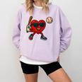Valentines Day Baseball Red Heart Love Boys Kids Tee Comfort Colors Sweatshirt Crimson Valentines Day Baseball Red Heart Love Boys Kids Tee Comfort Colors Sweatshirt Crimson