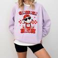 Valentines Day Baseball Six Seven 67 Meme Heart Baseball Dab Comfort Colors Sweatshirt Crimson Valentines Day Baseball Six Seven 67 Meme Heart Baseball Dab Comfort Colors Sweatshirt Crimson