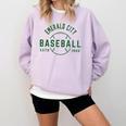 Wizard Of Oz Emerald City Baseball Costume Halloween Comfort Colors Sweatshirt Crimson Wizard Of Oz Emerald City Baseball Costume Halloween Comfort Colors Sweatshirt Crimson