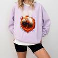 Women's 67 Baseball Boys Birthday Teens Six Seven Brainrot Comfort Colors Sweatshirt Crimson Women's 67 Baseball Boys Birthday Teens Six Seven Brainrot Comfort Colors Sweatshirt Crimson
