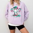 Women's 67 Meme Six Seven 6 7 Meme Baseball Ice Cream Drip Comfort Colors Sweatshirt Crimson Women's 67 Meme Six Seven 6 7 Meme Baseball Ice Cream Drip Comfort Colors Sweatshirt Crimson