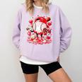 Women's Baseball Drip Ice Cream Boys Kids Youth Valentines Comfort Colors Sweatshirt Crimson Women's Baseball Drip Ice Cream Boys Kids Youth Valentines Comfort Colors Sweatshirt Crimson