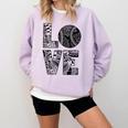 Women's Baseball Softball Baseball Mom LOVE Baseball Comfort Colors Sweatshirt Crimson Women's Baseball Softball Baseball Mom LOVE Baseball Comfort Colors Sweatshirt Crimson