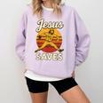 Youth Boy Baseball Jesus Saves Christian Baseball Religious Comfort Colors Sweatshirt Crimson Youth Boy Baseball Jesus Saves Christian Baseball Religious Comfort Colors Sweatshirt Crimson