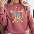 10 Years Old 10th Birthday Baseball Ice Cream Dripping Boys Comfort Colors Sweatshirt Orchid 10 Years Old 10th Birthday Baseball Ice Cream Dripping Boys Comfort Colors Sweatshirt Orchid