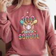 100 Days Of School Baseball 100th Day Of School Comfort Colors Sweatshirt Orchid 100 Days Of School Baseball 100th Day Of School Comfort Colors Sweatshirt Orchid