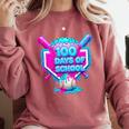 100 Days Of School Baseball Drip 100 Days For Boys And Kids Comfort Colors Sweatshirt Orchid 100 Days Of School Baseball Drip 100 Days For Boys And Kids Comfort Colors Sweatshirt Orchid